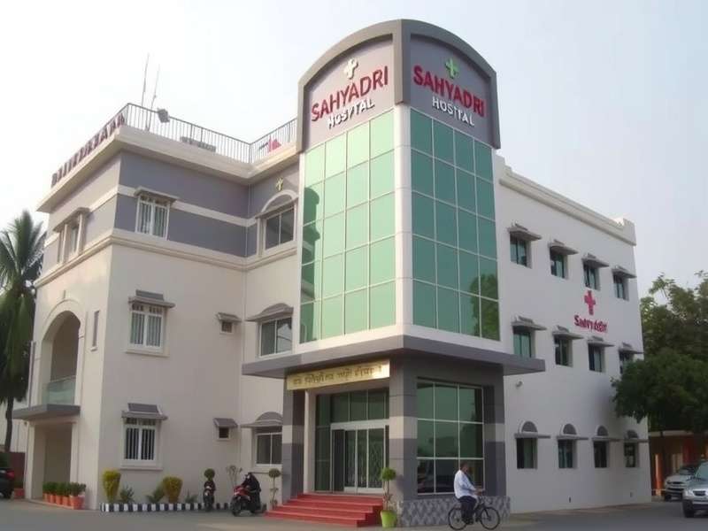 Modern hospital interior at Sahyadri Hospital